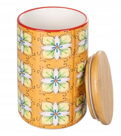 Villa d'Este ceramiczny słoik z pokrywką Infinito Pantelleria