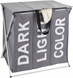 Kosz na pranie składany szary Wenko 118l