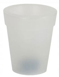 Doniczka z LED Solar White 11 cm/średnica 13 cm