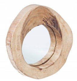 Lustro dekoracyjne, Tiziano, Bizzotto, 28 cm, drewno suar