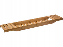 Cozy Living Copenhagen Półka na wannę bambusowa 5 x 70 x 15 cm brązowa