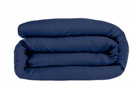Poszewka na kołdrę 260x240 indygo bawełna satyna