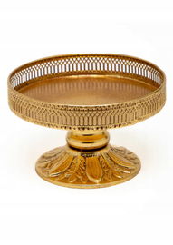 Patera złota 24 x 16 cm Villa Altachiara_Lovli Alzata Maraja