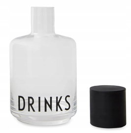 Karafka Drinks 500 ml, szklana Design Letters