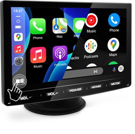 Tablet samochodowy 7" URVOLAX BT FM WiFi Carplay Android Auto Mirror Link