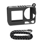Silikonowe etui z paskiem Sunnylife OA5-BHT885-D do ACTION 5 PRO (czarny)