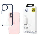3MK SatinArmor+ Case iPhone 16 6.1"niebieski/blue Military Grade