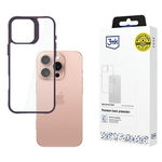 3MK SatinArmor+ Case iPhone 16 Pro 6.3"fioletowy/purple Military Grade