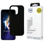 3MK Silicone Case iPhone 16 Pro 6.3"czarny/black