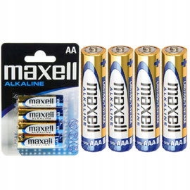 4x Baterie AAA Maxell Alkaline LR03 1,5V