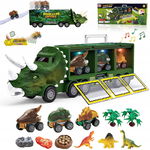 Ciężarówka Dinozaur z Autami Tir Laweta + 3 Autka