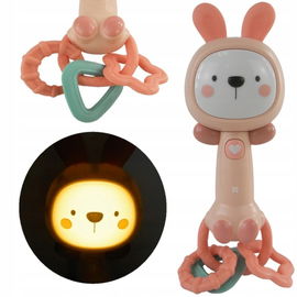 Grzechotka Królik z Melodyjkami i Światłem BT0242K