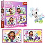 Puzzle Koci Domek Gabi 4w1 207 el. Trefl 4+