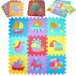 Puzzle Piankowe Mata Edukacyjna Pojazdy 10szt CB-114