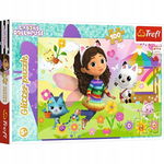 Puzzle Koci Domek Gabi Trefl 100 el. Brokatowa Gabi