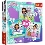 KOCI DOMEK GABI PUZZLE 3W1 3+ TREFL