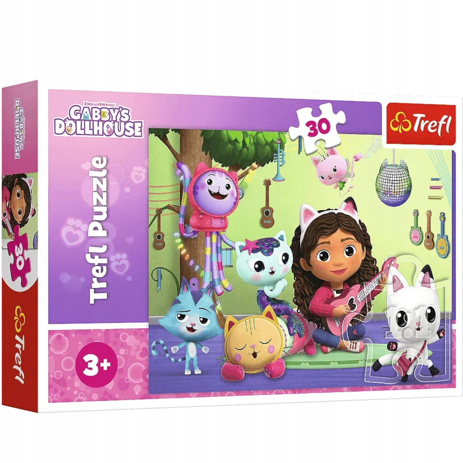 Puzzle Koci Domek Gabi 30 elementów Trefl do układania | Taniey.PL