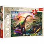 Puzzle Dinozaury 100 elementów Trefl Świat Dinozaurów 16277