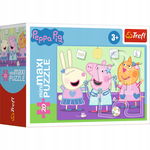 Puzzle miniMAXI Świnka Peppa Karaoke 20 el. Trefl 3+ Peppa Pig