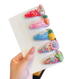 Zestaw wsuwek, spinek 5 szt. dla dziewczynki