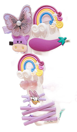 Zestaw Wsuwek, Spinek 14 szt. Kolorowe XL do Włosów