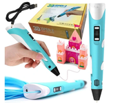 Długopis 3D dla Dzieci Drukarka 3D PEN Niebieski + Wkład 9m