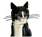 Kocie Wąsy do LEGO Ideas 21349 - Czarne