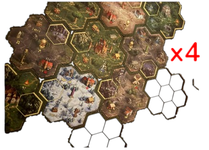 Ramki Pod Kafle Terenu do Heroes 3 (4 szt.) - Planszowa