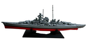 Model KMS Bismarck 3D - Pancernik 23 cm