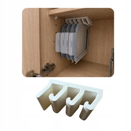 ORGANIZER NA POKRYWKI DO IKEA 365+ 4 SLOTY UCHWYT POD PÓŁKĘ