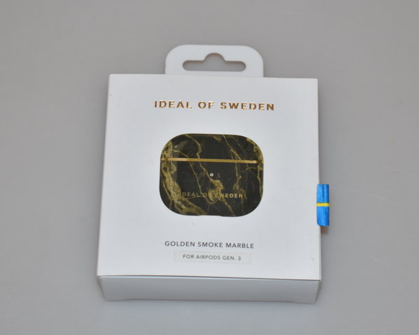 WYPRZEDAŻ Etui na słuchawki Airpods AirPods Gen 3 Golden Smoke Marble