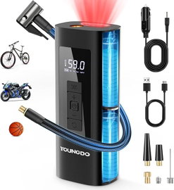 Przenośna pompka do pompka rowerowa YOUNGDO power bank