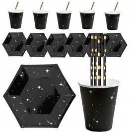 Talerzyki kubeczki papierowe na urodziny