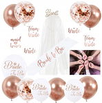 BALONY PANIEŃSKI ROSE GOLD tatuaże welon szarfa