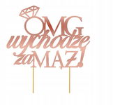TOPPER na tort dekoracja WIECZÓR PANIEŃSKI OMG r
