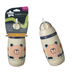 Bidon ze słomką Szary Tommee Tippee Super Star 12m