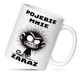 Kubek z nadrukiem - śmieszne teksty - kubek do kawy do biura