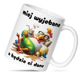 Kubek z nadrukiem - śmieszne teksty - kubek do kawy do biura