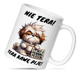 Kubek z nadrukiem - śmieszne teksty - kubek do kawy do biura