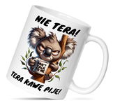 Kubek z nadrukiem - śmieszne teksty - kubek do kawy do biura