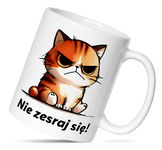 Kubek z nadrukiem - śmieszne teksty - kubek do kawy do biura