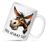 Kubek z nadrukiem - śmieszne teksty - kubek do kawy do biura