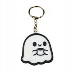 Brelok do kluczy DUSZEK Z KAWĄ zabawny brelok HALLOWEEN oryginalny prezent