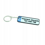 Brelok personalizowany - Tablica rejestracyjna z Twoim napisem!