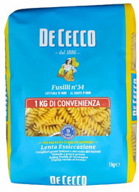 DE CECCO włoski makaron Fusilli No34 - 1kg