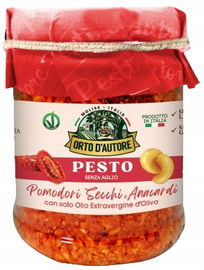 Orto d'Autore Pesto Pomidory i nerkowiec 180g