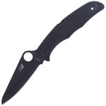 Nóż składany Spyderco Pacific Salt 2 Black Blade Plain (C91PBBK2)