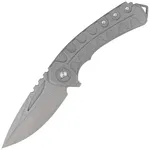 Nóż składany Bestech Buwaya Dark Bead Blast Titanium, Dark Bead Blast M390 by Ko