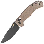 Nóż składany Fox Anzu Bronze Aluminium, Black PVD MagnaCut by Les Geor