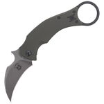Nóż składany FOX Karambit Black Bird by Bastinelli G10 OD Green, Stone